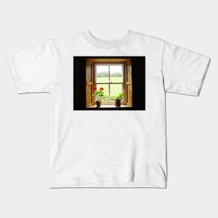 Still Life with Geraniums Kids T-Shirt